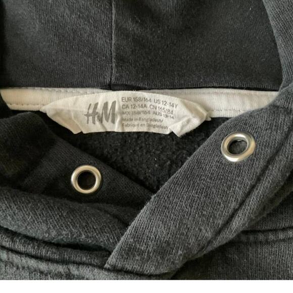 H & M Graphic Hoodie Sweatshirt Girls US 12/14Y‎ - Picture 5 of 7